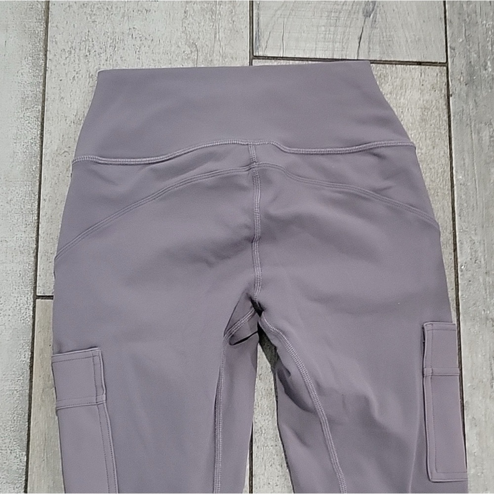 ALO Yoga Lavender/Grey Leggings and Tank Set - Picture 6 of 7